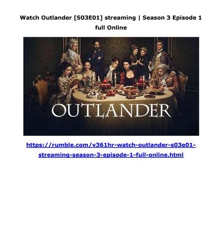 outlander s03e01 libvpx|Outlander: All Episodes .